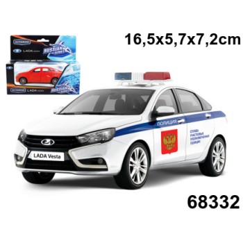 Autogrand. Лада VESTA арт.68332 Полиция 1:36
