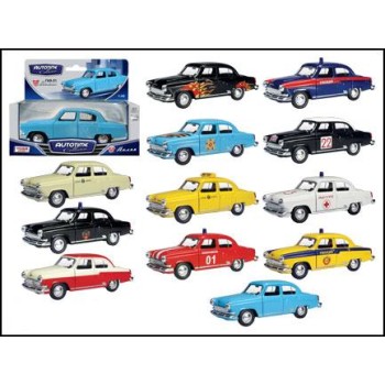 Autogrand. ГАЗ-21 Волга арт.34109W-RUS Ралли 1964 года 1:43