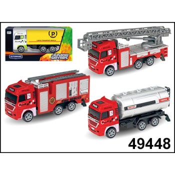 Autogrand. Машина арт.49448 "FIRE CREW" пожарная, ассортимент 1:60