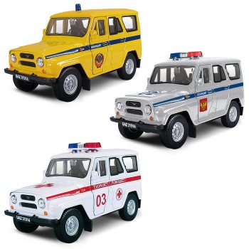Autogrand. УАЗ-31514 экстренные службы спасения, ассорт.т 1:36 арт.65210