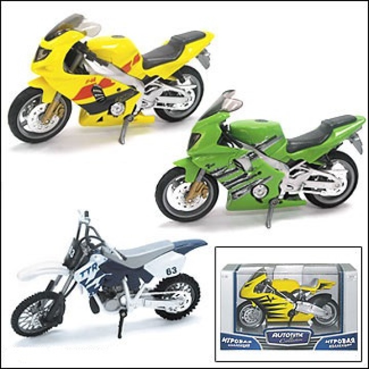 Autogrand. Мотоцикл 1:12 арт.9775 "Коллекция" ассорти