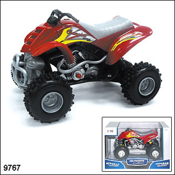 Autogrand. Мотоцикл 1:16 арт.70032/9767 "Квадробайк Монстр" звук