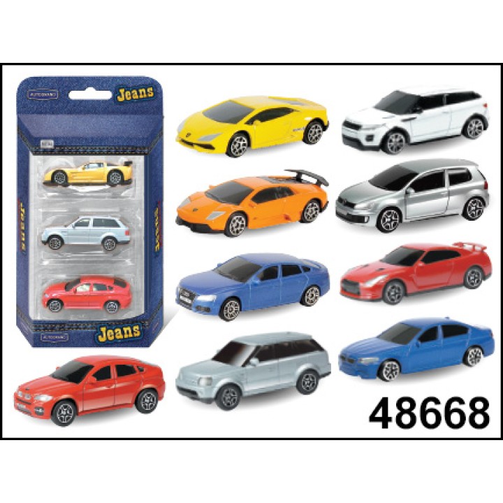 Autogrand. Машина "ELITE MODERN CAR" №2" ассортимент 1:64, мульти-пак 3 шт арт.48668