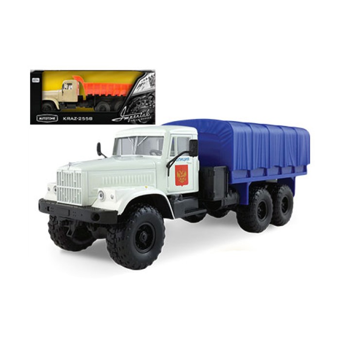 Autogrand. KRAZ-255B арт.65080 "Полиция" 1:43 (КРАЗ-255Б)