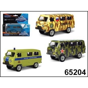Autogrand. УАЗ-39625 арт.65204 Военный, в ассорт. 1:43