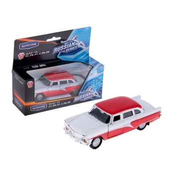Autogrand. ГАЗ-13 Чайка арт.49515W-RUS двухцветная (белый, красный) 1:43