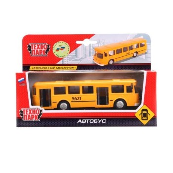 Технопарк. Автобус арт.SB-16-57WB металл.инерц.15см, открыв. двери