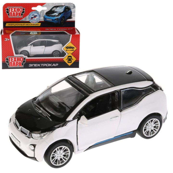 Технопарк. Машина металл. "Электрокар" 10см, открыв. двери арт.X600-H09225-