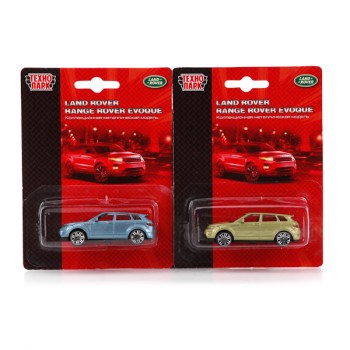 Технопарк. Модель "Land Rover/Range Rover Evoque" арт.TOP620B 7,5см. метал. на блистере