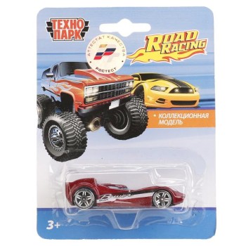 Технопарк. Машина металл. 7,5см, в ассорт. на блистере арт.1605I087-R