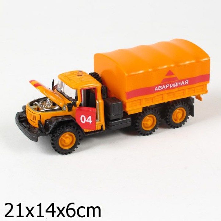 Технопарк."ЗИЛ 131" арт.СТ10-001-FT1 Аварийная (звук+свет)