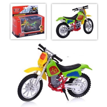 Технопарк. Кроссбайк арт.281927-R длина 11,5см, подвиж. элем., в ассорт.