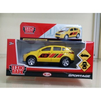 Технопарк. Модель "Kia Sportage. Спорт" арт.SPORTAGE-SPORT 12см металл.инерц. открыв.двери и багажн.