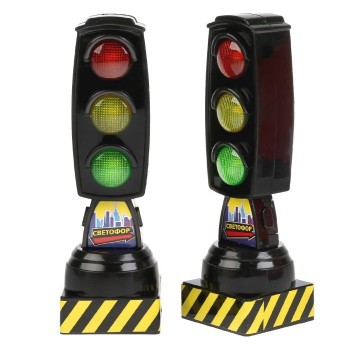 Технопарк. Светофор 13,5см, свет+звук, пластик в дисплее арт.ZY876876-R1