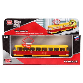 Технопарк. Трамвай арт.CT12-463-2 (свет+звук)