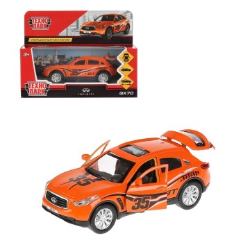 Технопарк. Модель "Infiniti QX70. Спорт" арт.QX70-S 12см, открыв. двери, инерц.