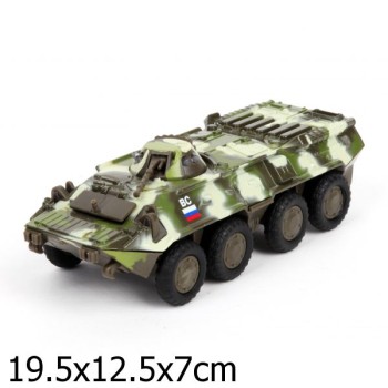 Технопарк."БТР 80" арт.CT11-270-1-2-3/X600-H09078-R (свет+звук) цвет в асс.