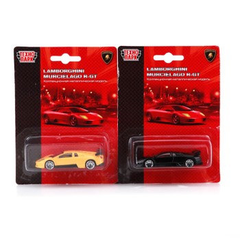 Технопарк. Модель "Lamborghini Murcielago R-Gt" арт.TOP606B 7,5см на блистере