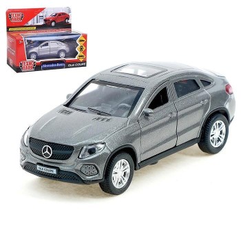 Технопарк. Модель "Mercedes-Benz Gle Coupe" арт.GLE-COUPE-GY 12см, открыв. двери, инерц. серый