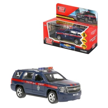 Технопарк. Модель "Chevrolet tahoe. Следственный комитет" арт.TAHOE-12COM-BU 12 см инерц.,синий