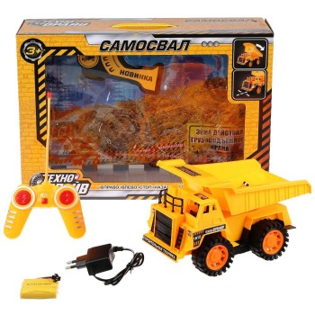 Технодрайв. Р/У "Самосвал" арт.B1471309-R на аккум. в коробке 37*13*23см