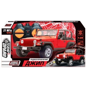 Технодрайв. Р/У "Джип" арт.T490-D4803-R 1:20 на бат, в кор 19,2*8,2*7,7см