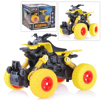 Дрифт. Квадроцикл металл. "Вездеход "Crawler Cycle" арт.70453 1:38, аморт., инерц., в ассорт.
