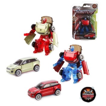 Пламенный мотор. арт.870278 Трансформер "Робот-Машина Космобот" металл, в ассорт.