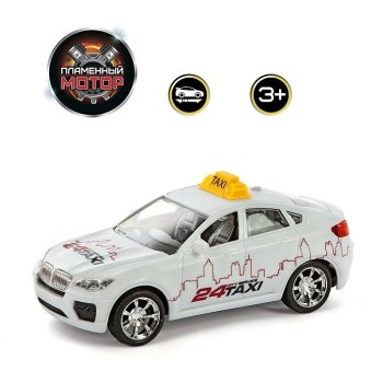 Пламенный мотор. арт.87644 Машина ин. "Такси" 18см, свет,звук, в ассорт.