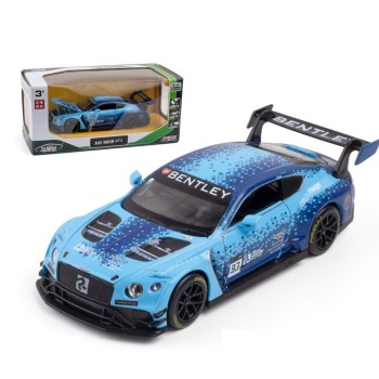 Модель мет. "Bentley Continental GT3" 1:32 инерц. свет,звук. откр. двери и капот арт.664998/71373