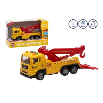 City Service. Машина инерционная "Спецтехника" 1:32, на бат, свет/звук, в кор. арт.200655426