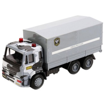 Play Smart. Машина инерцион. "Автопарк Грузовик "Омон" 1:54 17x9x6,5см арт.Р49204