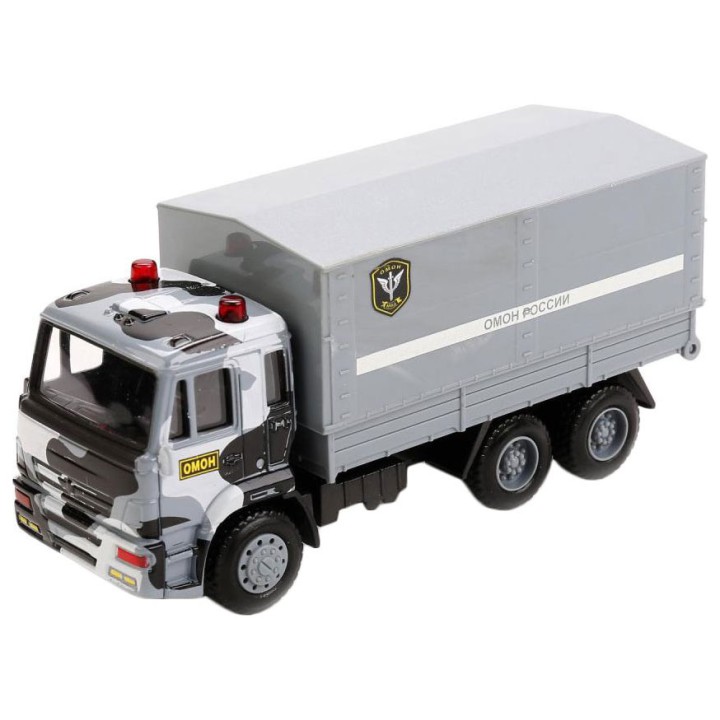 Play Smart. Машина инерцион. "Автопарк Грузовик "Омон" 1:54 17x9x6,5см арт.Р49204