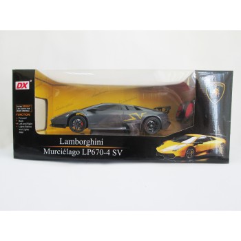 Р/У.Машина 1:24 "Lamborghini Murcielago" арт.LP670-4SV DX112410, со светом, на батарейках, в коробке