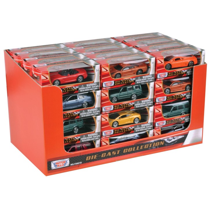 MOTOR MAX арт.73407 (79331-79333/4060-4071) Машина 1:43 Die Cast Car в асс-те
