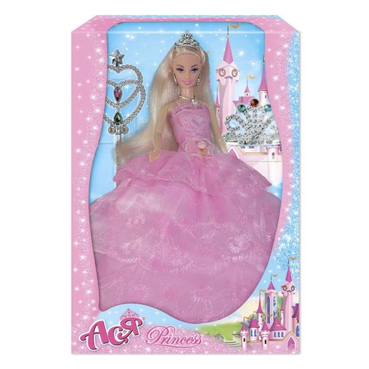 Кукла Ася "Принцесса" 28 см арт.35099