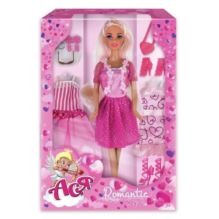 Кукла Ася "Романтический стиль" набор 28 см дизайн 1 арт.35093