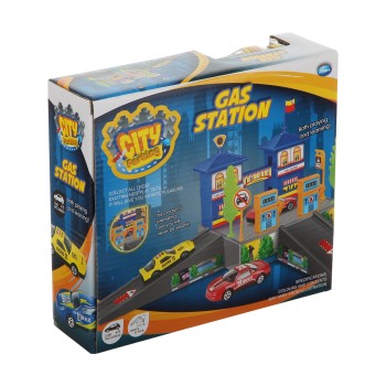 DaveToy. Набор Заправочная станция с 1 машинкой арт.32020