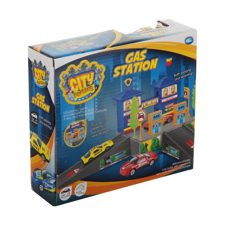 DaveToy. Набор Заправочная станция с 1 машинкой арт.32020