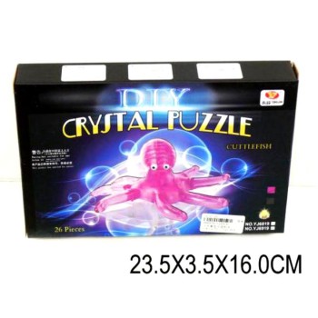 Crystal Puzzle. Головоломка 3D "Осьминог" 26 дет. арт.29023-КРТ/ YJ6919/29023А