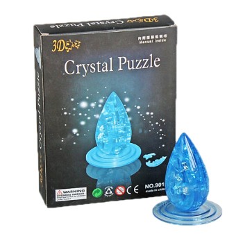 Crystal Puzzle. Головоломка 3D "Светящаяся Капля" 26 дет. арт.9010A