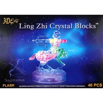 Crystal Puzzle. Головоломка 3D Знаки Зодиака "Стрелец" со светом арт.9047A (72/36)