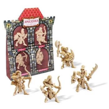 Биплант.Эпоха великий сражений. Набор фигурок "Амазонки" арт.12068