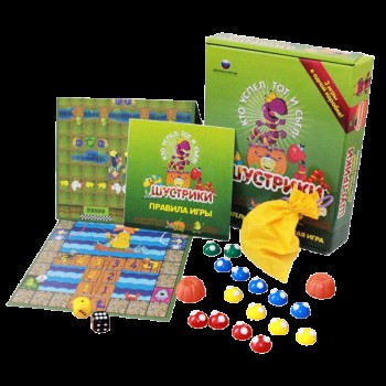 Биплант.Наст. игра "Шустрики 3 игры" арт.10024