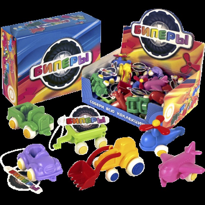 Биплант.Машинки "Биперы" в асс-те арт.16001 /30/180