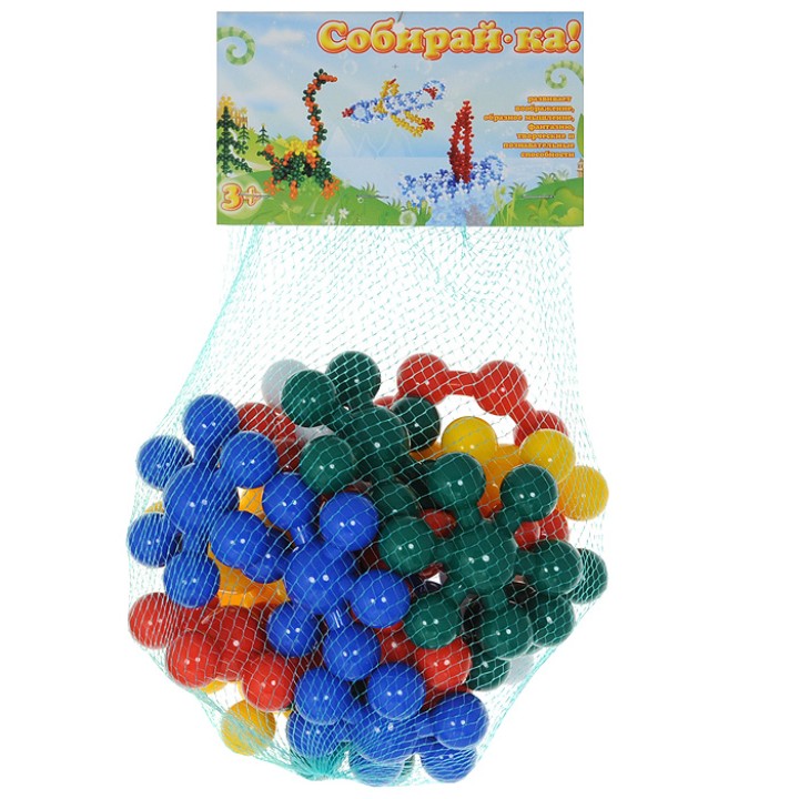 Биплант.Конструктор "Собирай-ка в асс-те" в сетке 11042/11043 /20