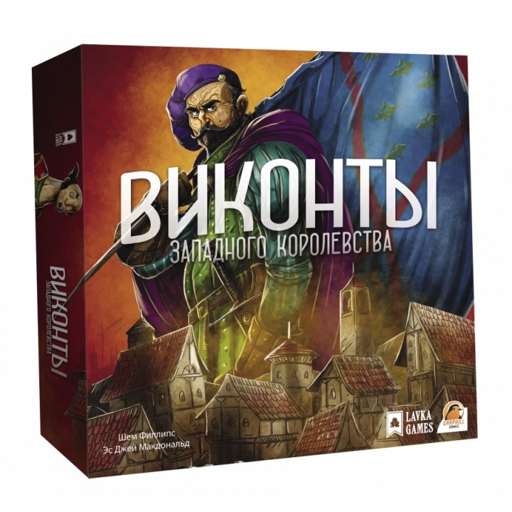 Наст. игра "Виконты Западного Королевства" (Lavka games) арт.ВЗК001 РРЦ 3250 руб