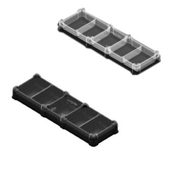 Uts. Модуль под малые компоненты "EuroToken Organizer" (5 секций) (РРЦ 159) арт.UTS05-t цвет в асс.