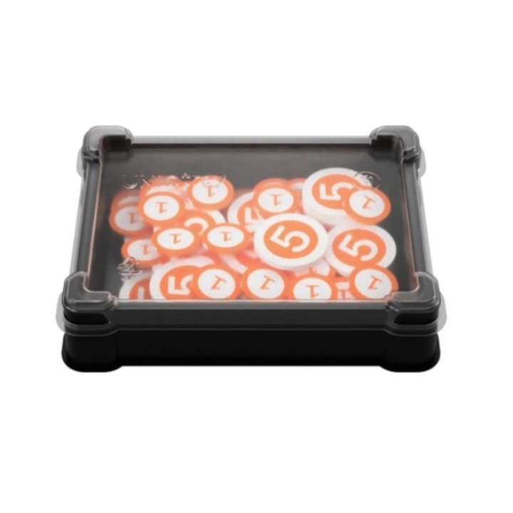 Uts. Модуль под малые компоненты "Token One" (1 секция) арт.UTSt1-b/t (РРЦ 85) цвет основания в асс.