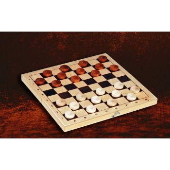 Шашки деревянные с доской арт. ШК-11 (290*145*35) /17